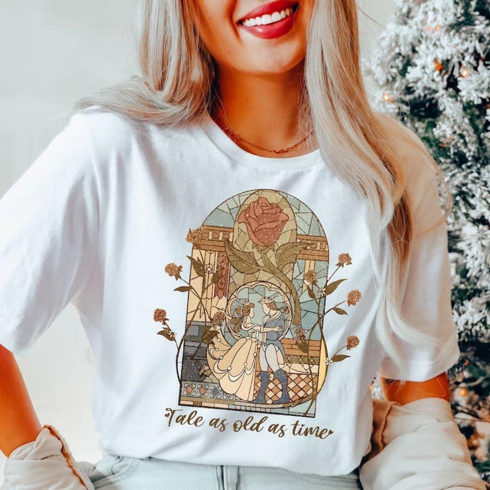 Beauty And The Beast Tale As Old As Time Fan T-Shirt